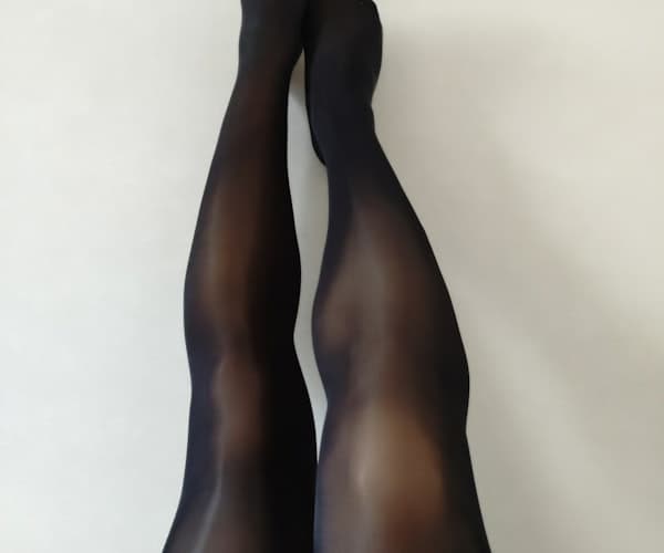 Sheer thigh-highs